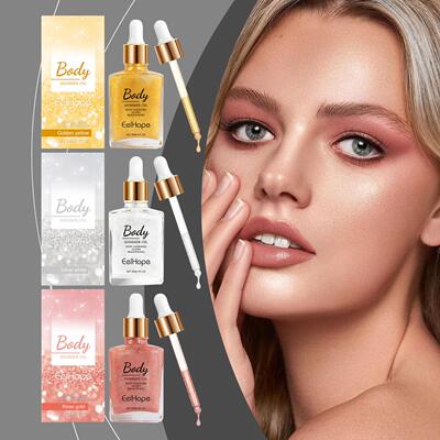 EELHOPE Body Shimmer Oil - Facial and Body Liquid Highlighte