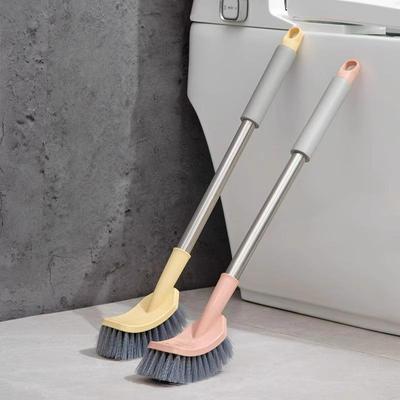 Wall-mounted long-handled toilet brush for home use, designe