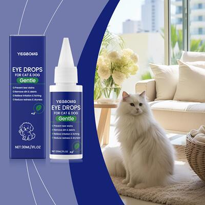 YEGBONG Pet Eye Drops - For Cleaning Tear Stains, Eye Care S
