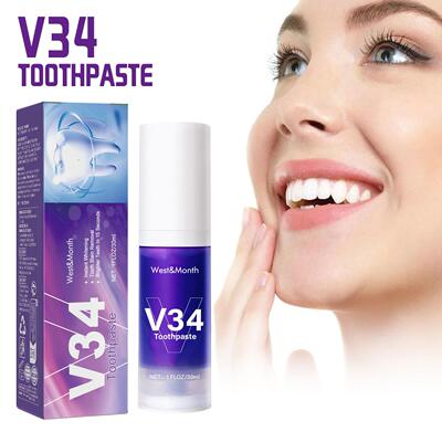 West&MonthV34 Teeth Cleaning Mousse - Freshens Breath, Clean