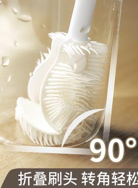 Long-handled cup brush, water cup brush, specialized for cle