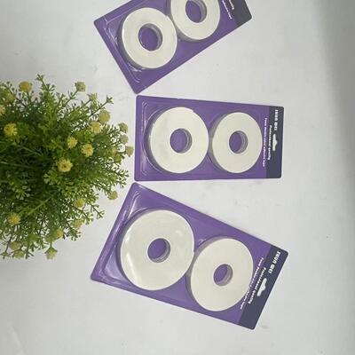 Strong adhesive tape that doesn't leave residue, perfect for