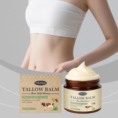 WOODSLEEP Beef Tallow and Honey Moisturizing Cream - A hydra