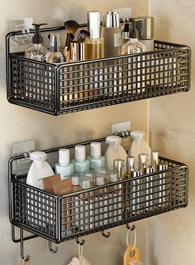 Bathroom storage rack, wall-mounted organizer for dormitory