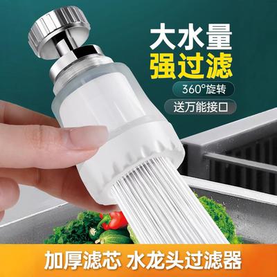 Kitchen faucet splash guard with a universal swivel extensio