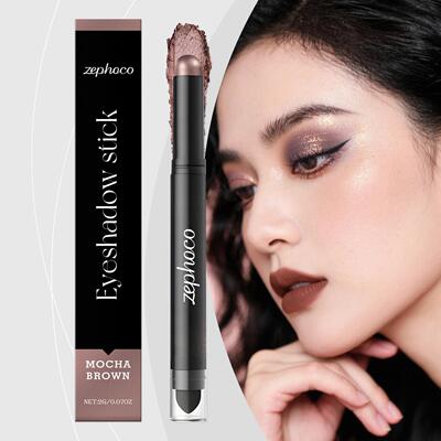 zephoco Mocha Brown Eyeshadow Stick - Lightweight with built