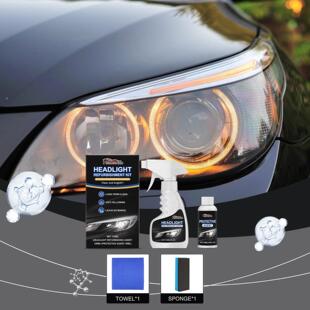 HOMONTH Headlight Restoration Kit - For yellowing, fogging,