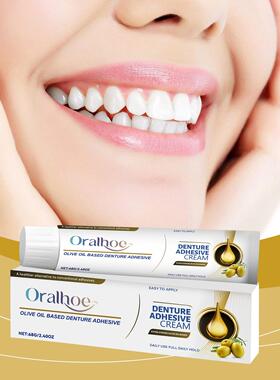 ORALHOE Denture Adhesive: Secure and natural fitting denture
