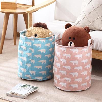 Minimalist Fabric Laundry Basket for Home Use, Toy Storage,