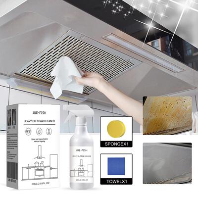 JUE-FISH Heavy-Duty Foaming Cleaner - Effective for Removing