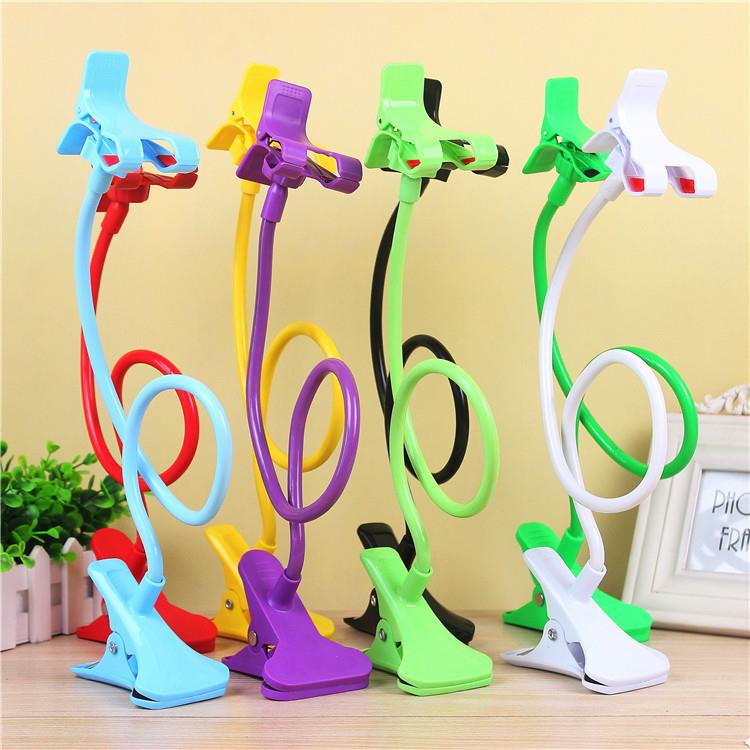 Lazy Bracket for Bed Use, Universal Mobile Phone Stand, Clip