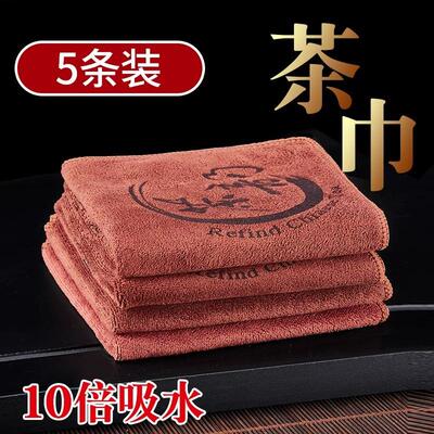 High-quality, colorfully painted, vintage-style tea cloths m