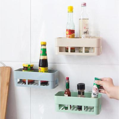 No-Drill Traceless Water-Drip Storage Basket for Kitchen, Ba