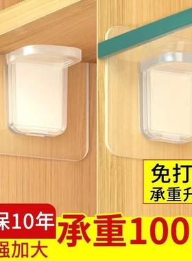 Enhanced seamless adhesive shelf support, no-drilling requir