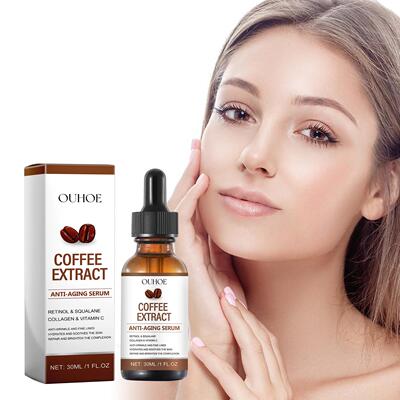 OUHOE Caffeine Facial Essence for Fine Lines and Wrinkles, H