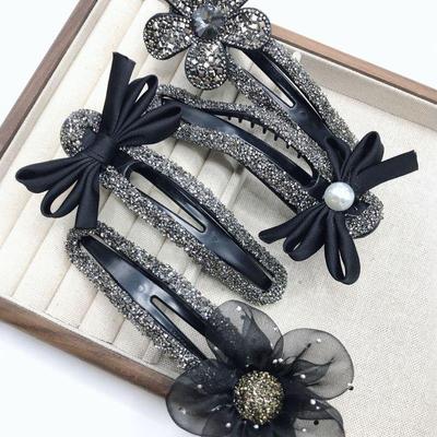 2025 New Korean Version Rhinestone Hair Clip for Women, Easy