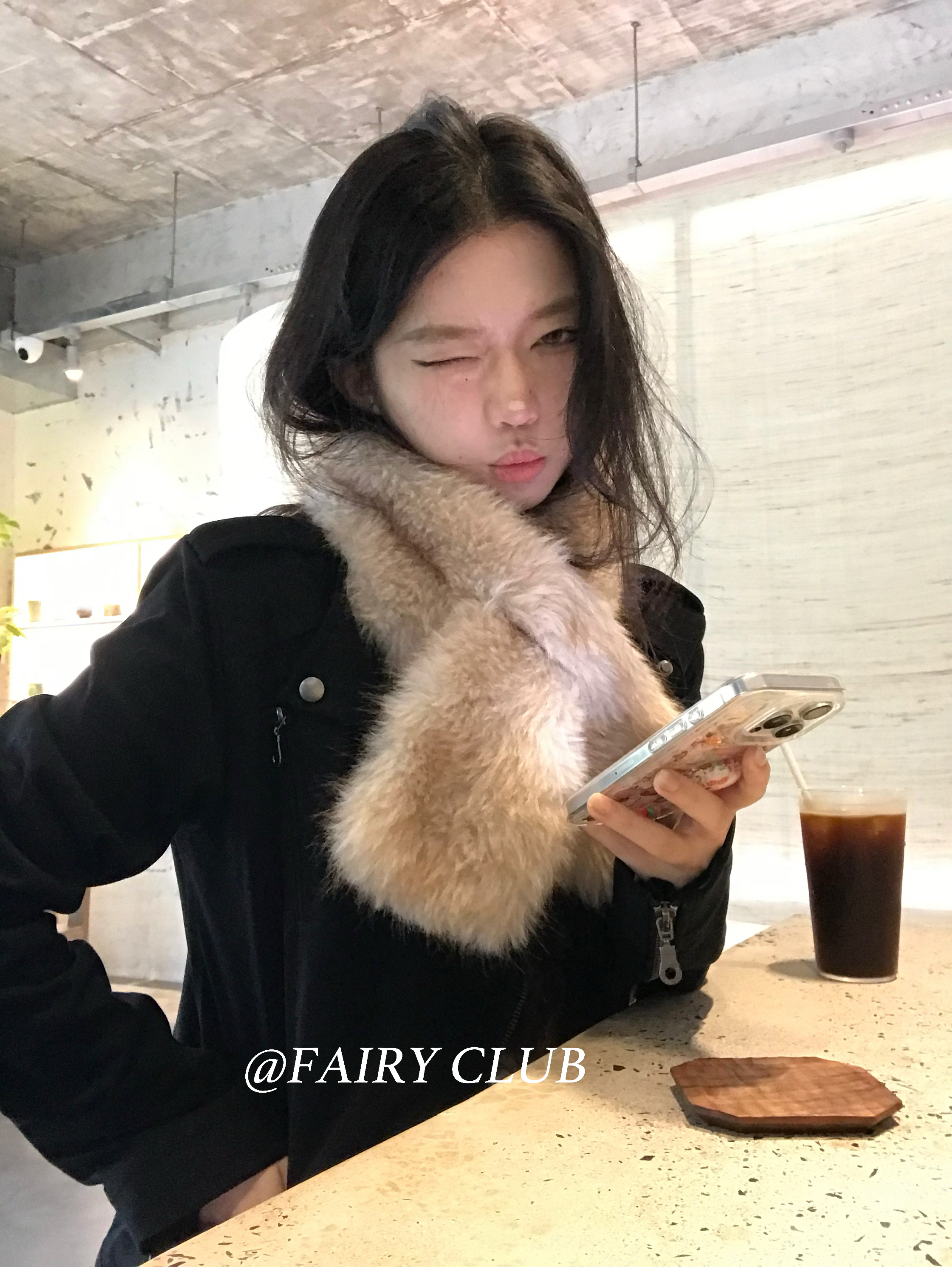 韩版高级感仿皮草围巾冬季百搭保暖气质女加厚百搭毛毛领围脖护颈