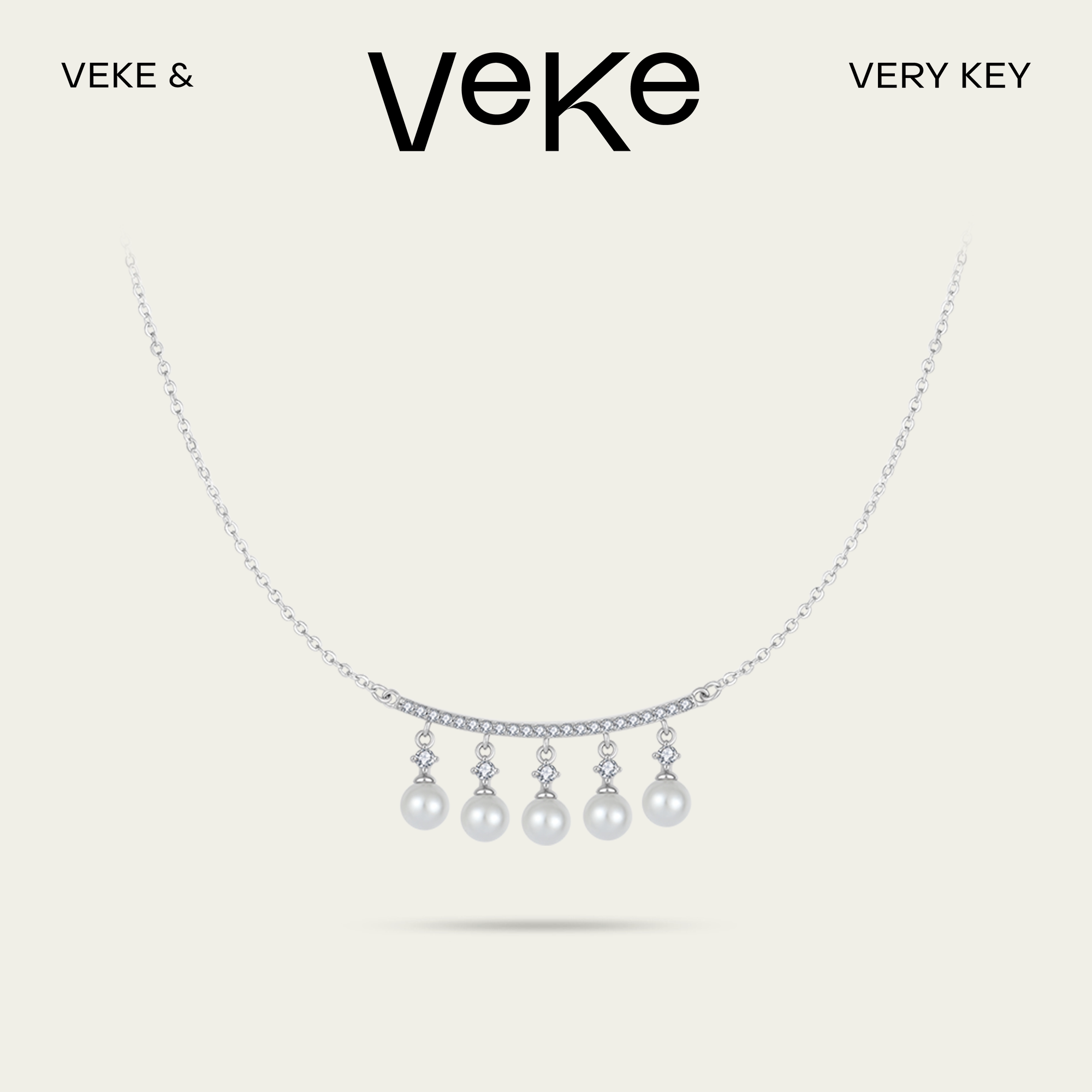 VEKE「芭蕾圆舞曲」珍珠项链温柔优雅精致原创送礼物项链