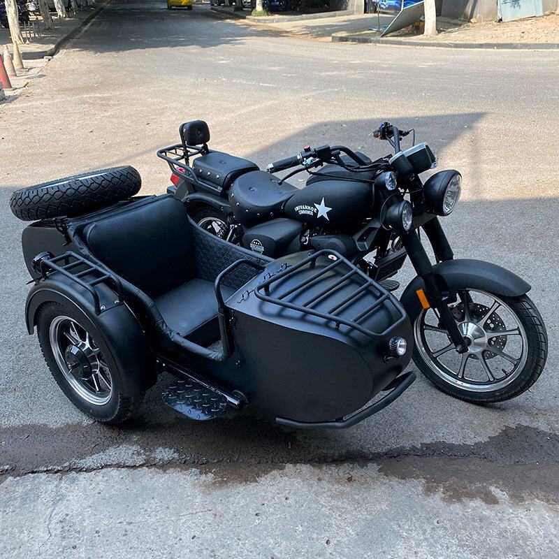 海陵叛逆者宗申250油冷电喷边三轮摩托车复古侉子偏三轮摩旅上牌