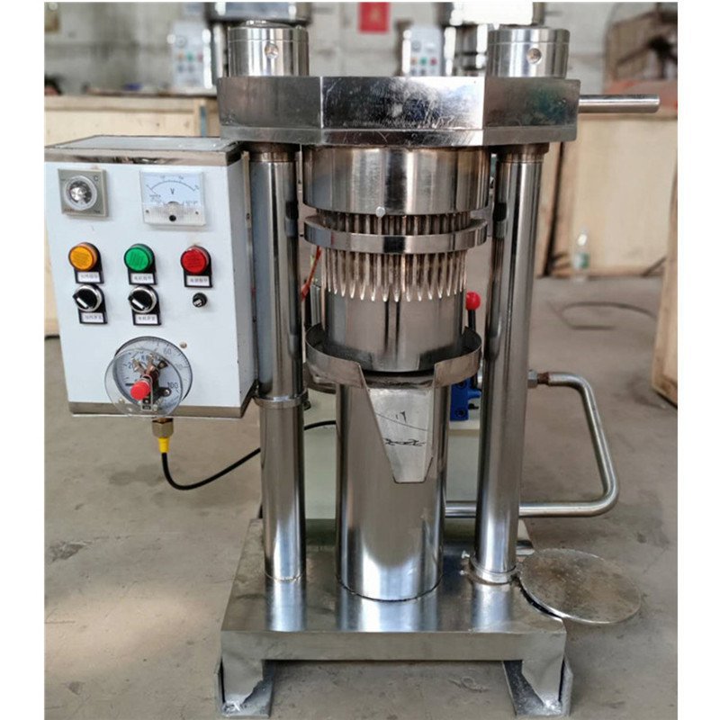 小型液压香油机油坊全自动葵花籽芝麻榨油机商用不锈钢立式榨油机