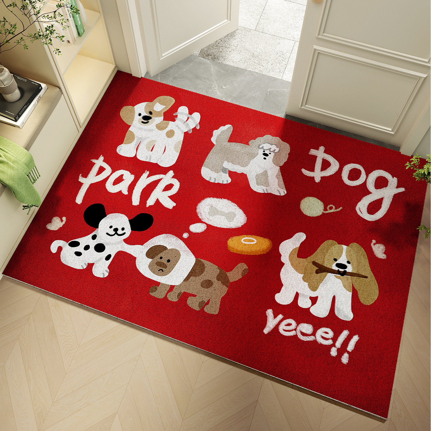 卡通入户门地垫丝圈防滑耐脏脚垫