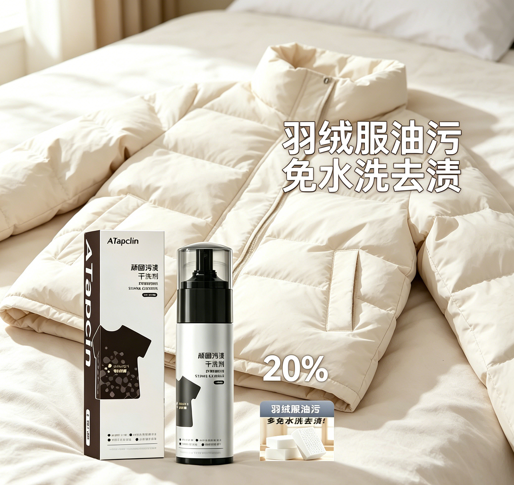 优露清衣物全能去油渍顽固污渍免水洗神器除衣服老油迹清洁干洗剂