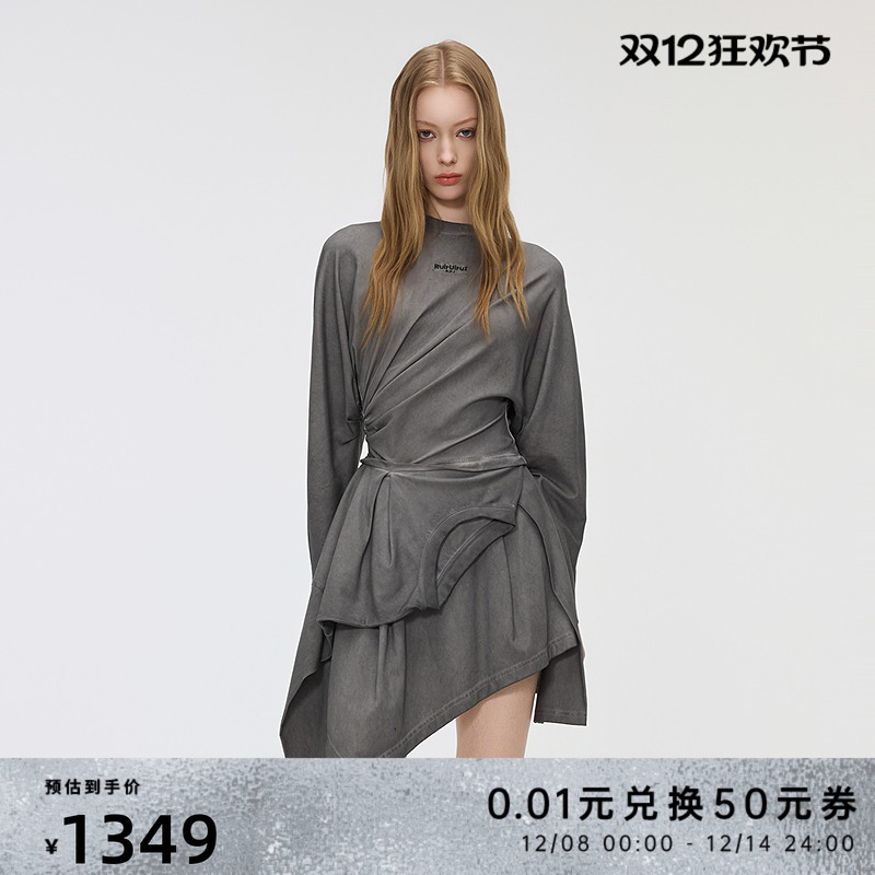 RuirUirul解构卫衣连衣裙