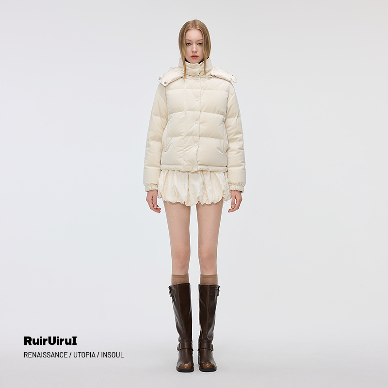 RuirUirul可拆卸羽绒服外套