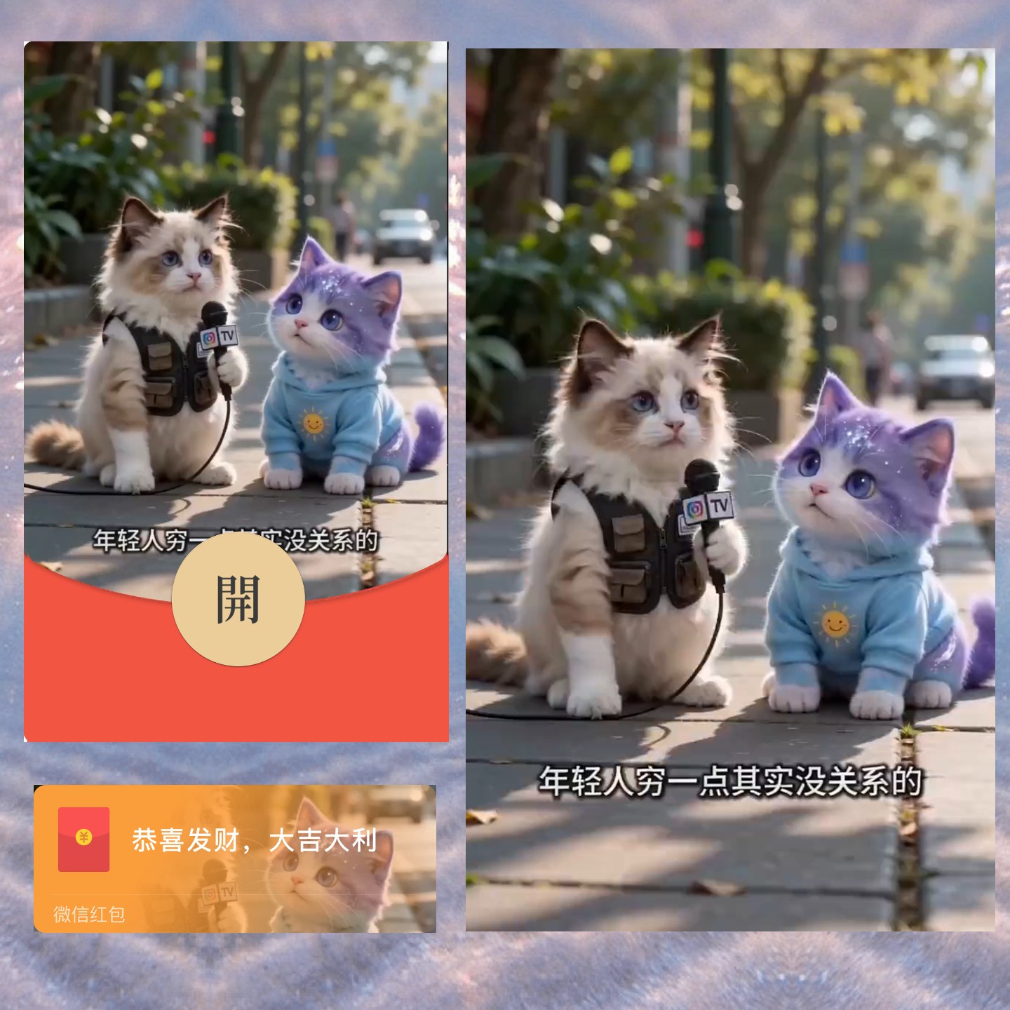 红包封面微信2026新款动态音乐vx皮肤高级搞笑对话序列号可爱限量图片