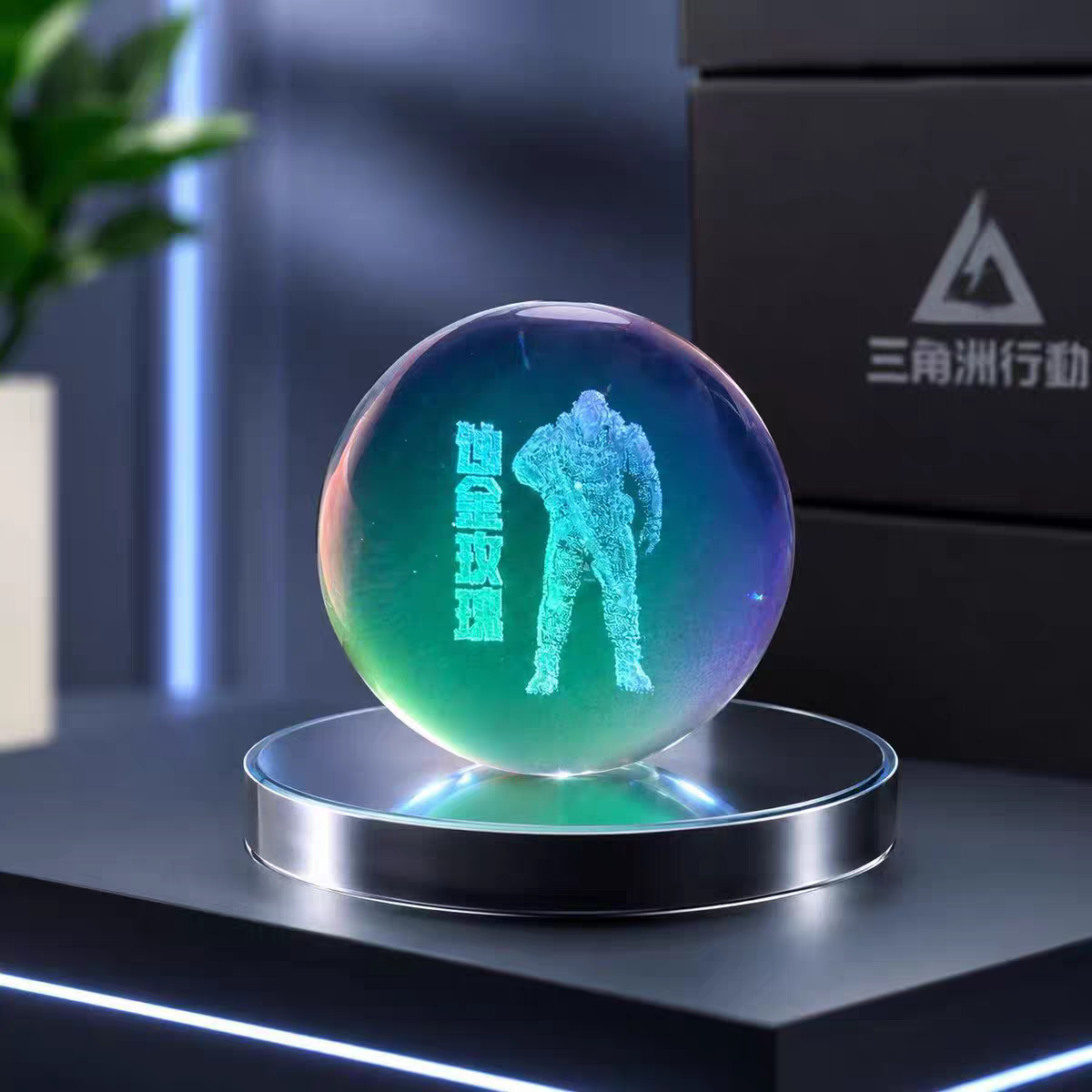 新品三角洲行动内雕球干员透光球海洋之泪周边模型玩具儿童礼物