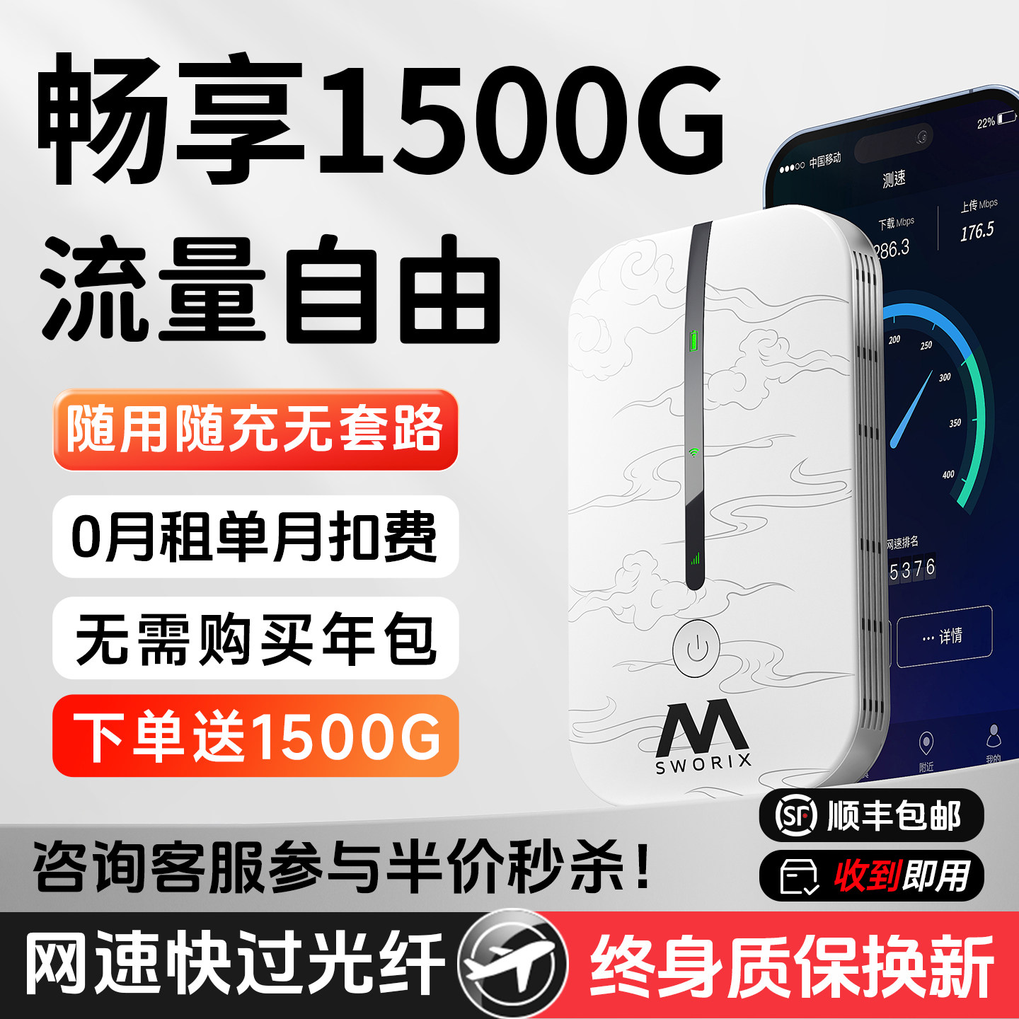【快过宽带！】2025新款WiFi6+