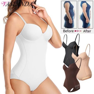 低领紧身收腹连体衣Low neck tight fitting abdominal jumpsuit