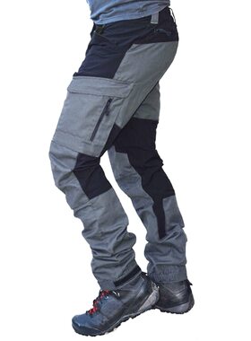 Colorblock casual multi pocket overalls 拼色休闲多口袋工装裤