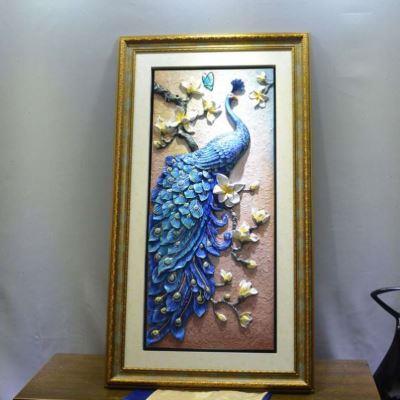 客厅装饰画3d立体浮雕玄关画现代轻奢高档高端客厅挂画2021新款图片