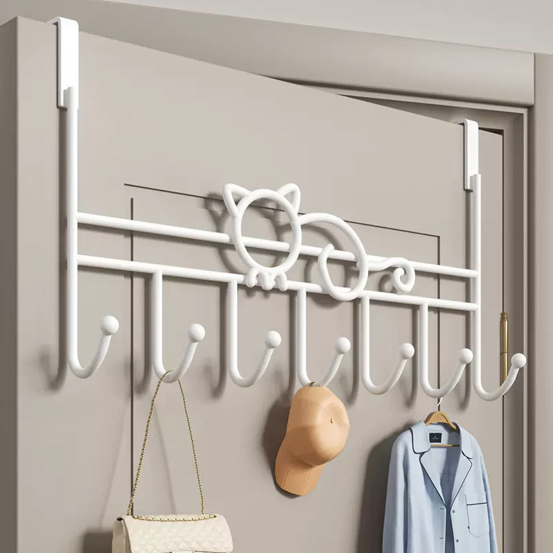 新款门后挂钩连排高颜值挂衣架