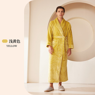 澡堂浴衣专用女士温泉浴衣冬天特大吸水薄款可游泳睡衣通用男甜美