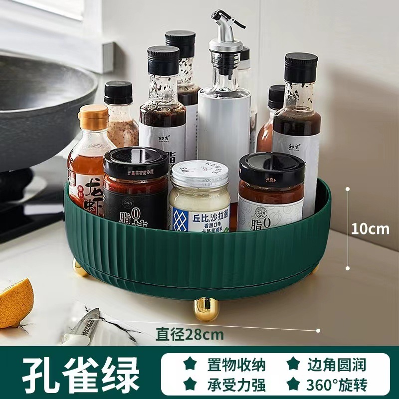 旋转厨房置物架专用调料餐具台面