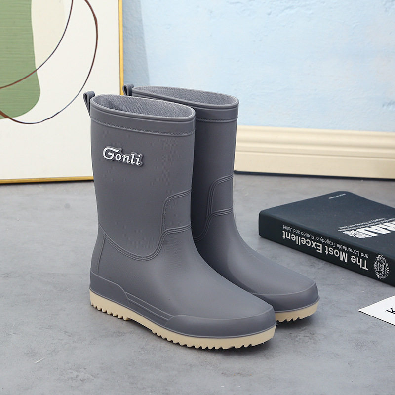 雨鞋男款女款新款外穿胶鞋工作浅口雨靴滑水大码冬橡胶钓鱼耐磨防,女鞋,雨鞋,淘宝优惠券,粉丝福利购,淘宝优惠卷