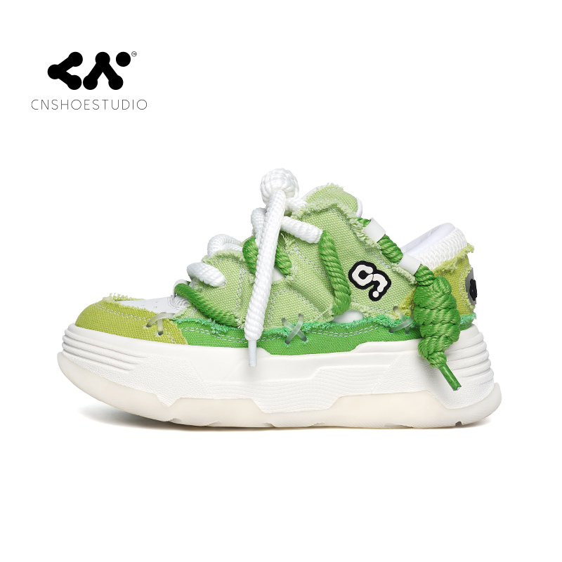 CN-SKATE国潮帆布面包鞋