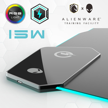 ALIENWARE外星人无线充电鼠标垫超大号RGB发光电竞游戏键盘垫桌垫