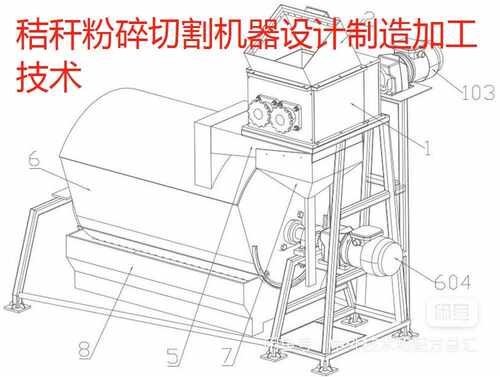 玉米秸秆粉碎切割机设计加工生产制造技术文献