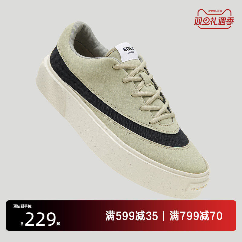 eqlz低帮板鞋夏季帆布鞋
