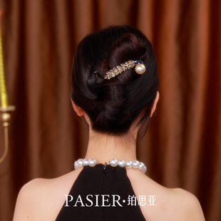 铂思亚穗月星河发夹女2025新款 百搭抓夹头饰 复古麦穗扭扭夹夏季