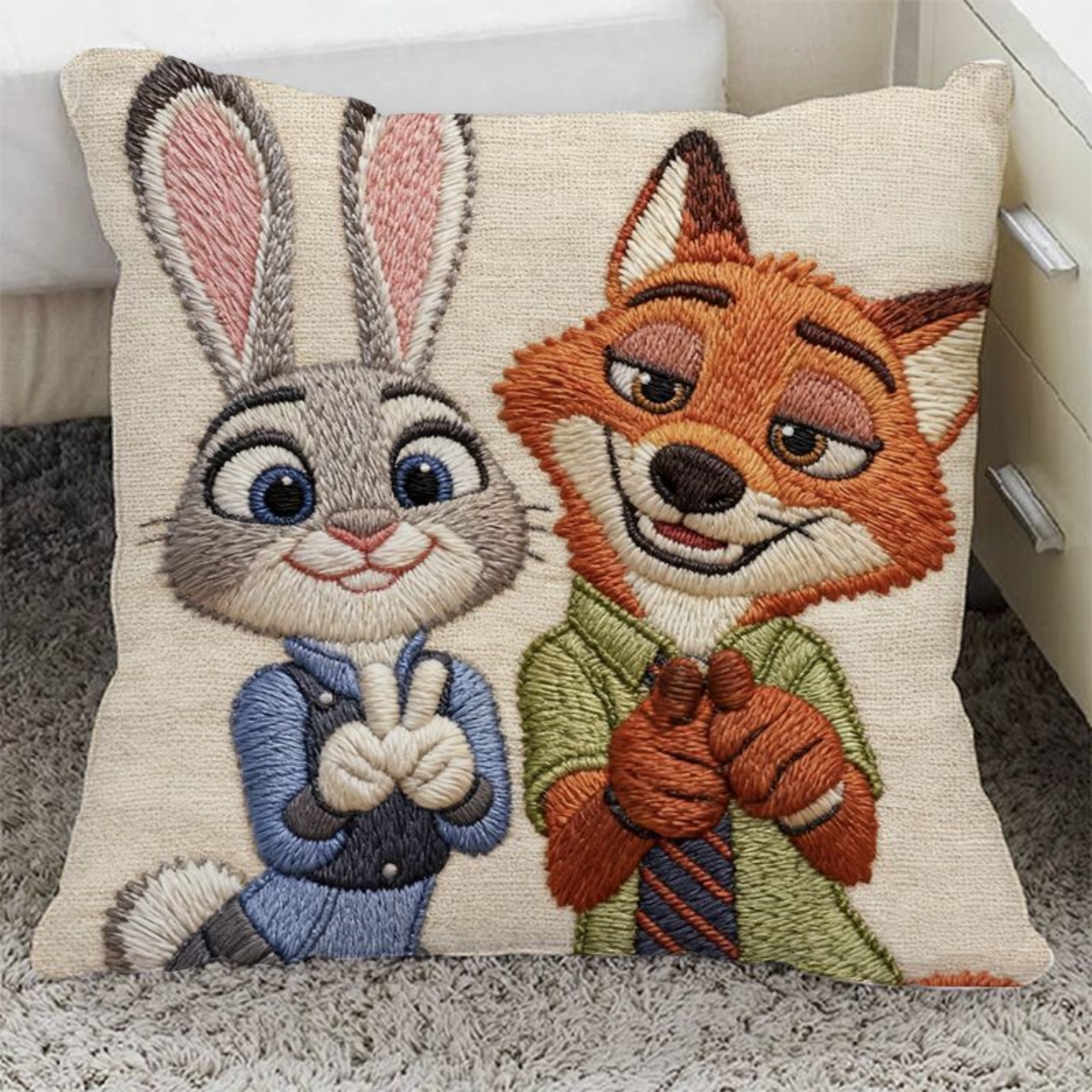 疯狂动物城周边超软抱枕含芯