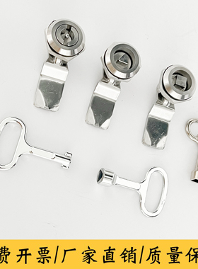 MS705不锈钢转舌锁 三角锁芯一字锁四角锁配电箱锁304不锈钢锁