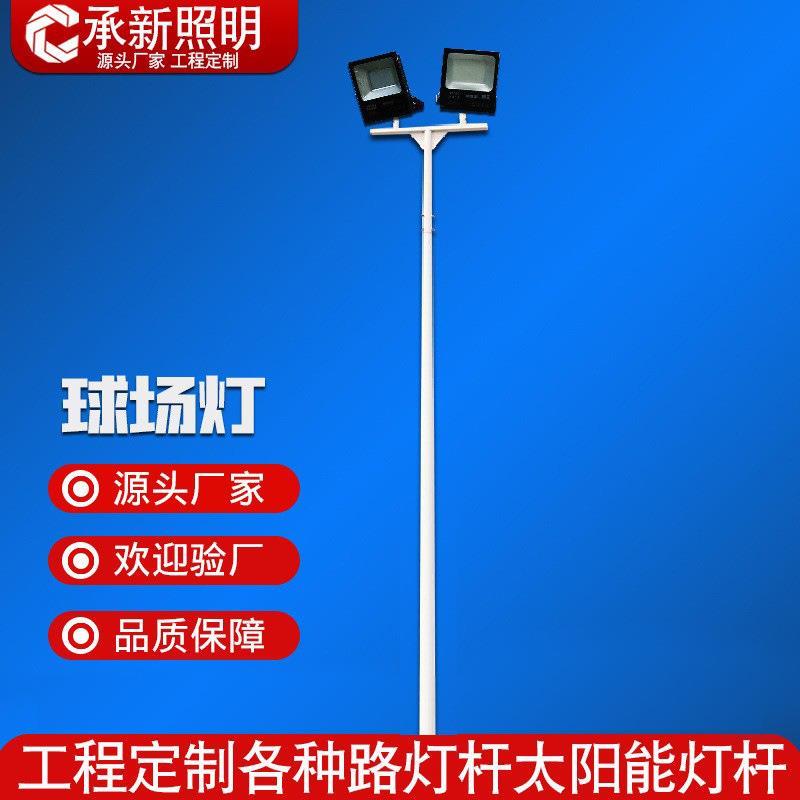 双头高杆球场灯 6米8米杆篮球场羽毛球广场街道小区停车场中杆灯