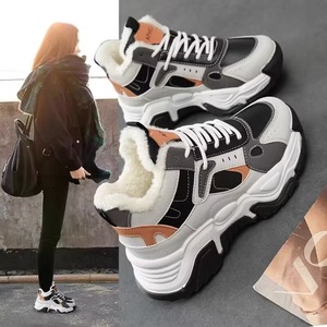 爆款冬季厚底加绒老爹鞋女2024新款外穿高帮保暖棉鞋防寒零下40度