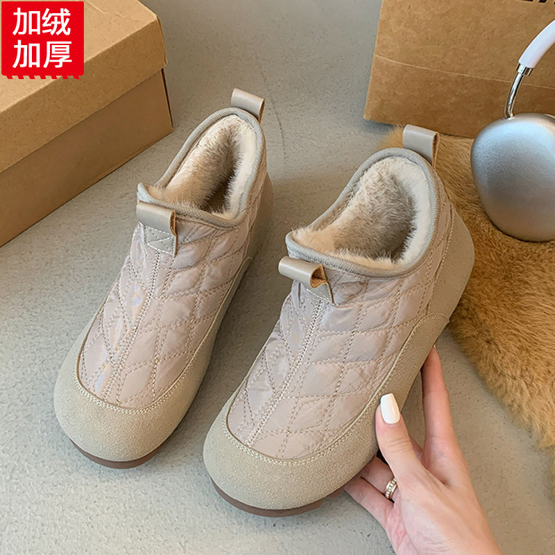 冬季防水防滑中老年妈妈鞋雪地鞋