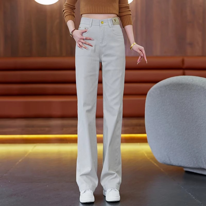 天丝窄版阔腿牛仔裤女夏季薄款