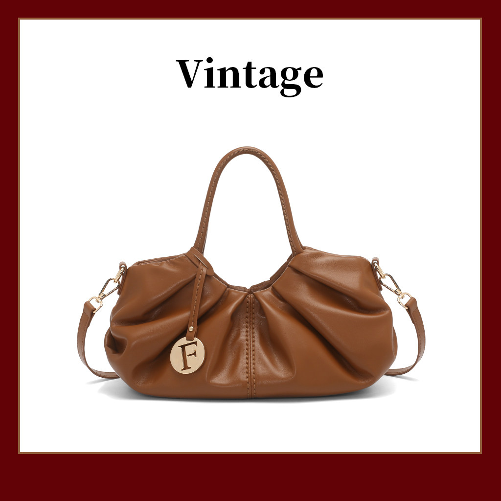 【露思同款】新款轻奢时尚百搭单肩斜跨包气质小众手提包-V2186